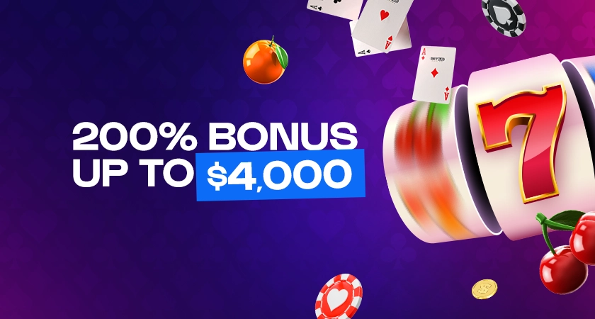 200% Casino Welcome  Bonus