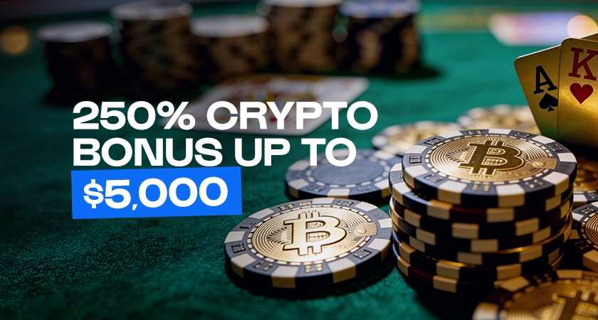 250% Casino Crypto Welcome Bonus