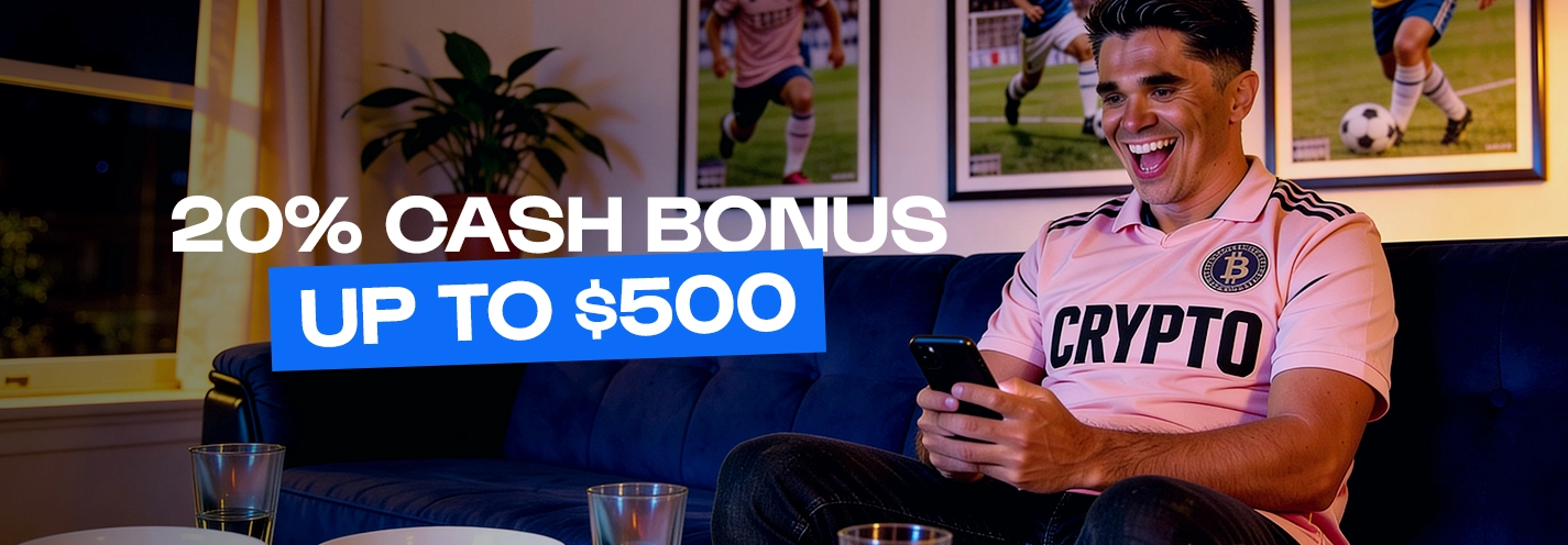 20% Crypto Cash Bonus