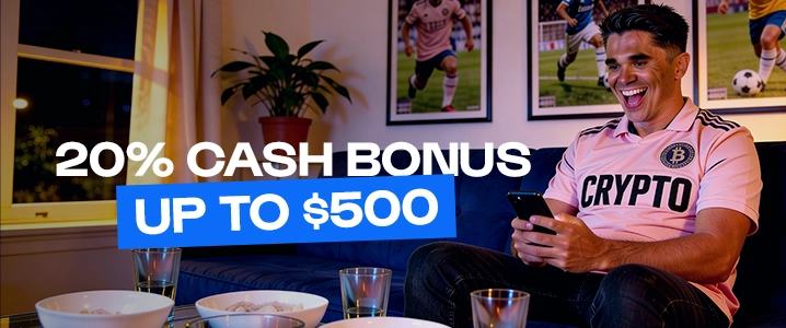 20% Crypto Cash Bonus