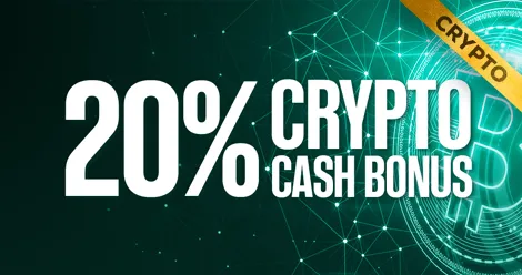 20% Crypto Cash Bonus