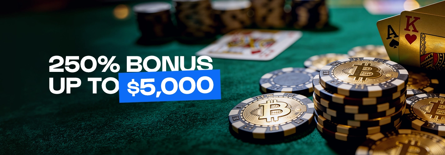 250% Casino Crypto Welcome Bonus