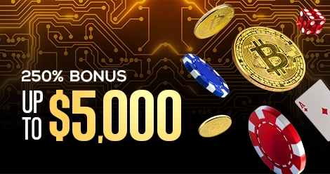 250% Casino Crypto Welcome Bonus